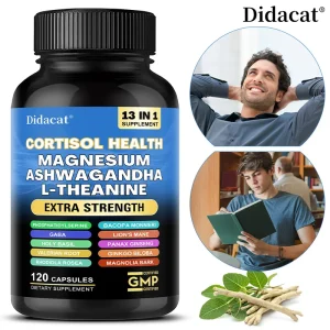 Cortisol Supplements - Magnesium Ashwagandha to Support Brain Memory and Brain Cell Health