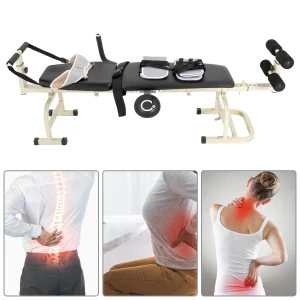 Lumbar Stretch Traction Bed Therapy